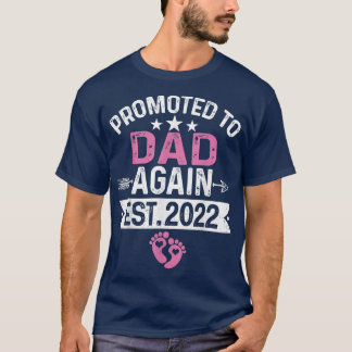 T-shirt Promu À Papa De Nouveau Est 2022 Grossesse