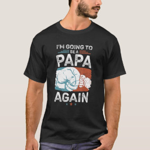 T-shirt Promu À Papa Encore Grossesse Faire-part bébé