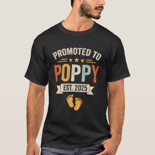 T-shirt Promu À Poppy 2025 Retro Bientôt Être Poppy Est