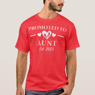 T-shirt Promu À Tante Annonce De Grossesse 2023