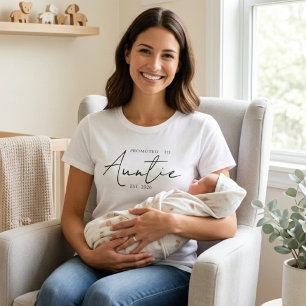 T-shirt Promu En Tante Classique Année De Conception EST