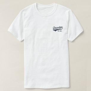 T-shirt Promu Grand-père Ét 2025 Futur Grand-père