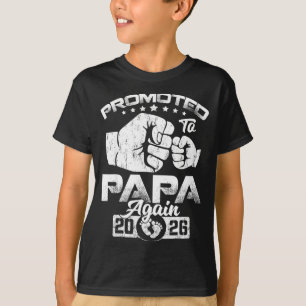 T-shirt Promu papa est 2026 annonce de grossesse