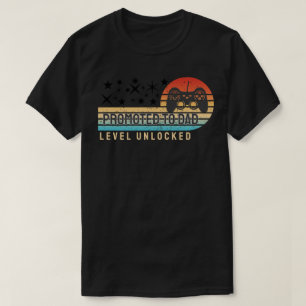 T-shirt Promu Papa – Niveau Débloqué