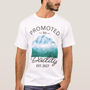 T-shirt Promu Papa Prévu 2027 Annonce Nouveau Papa VI