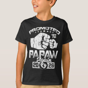 T-shirt Promu papaw est 2026 annonce de grossesse