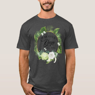 T-shirt Promu pour la première fois à la florale féminine