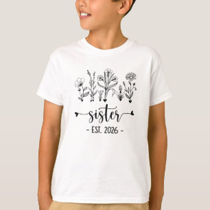 T-shirt Promu Sœur Estimée 2026 Annonce de Grossesse