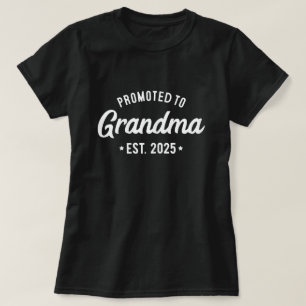 T-shirt Promue grand-mère Établie 2025 Rétro Grand-mère 20