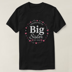 T-shirt Promue Grande Sœur Adorable Bébé 2026 