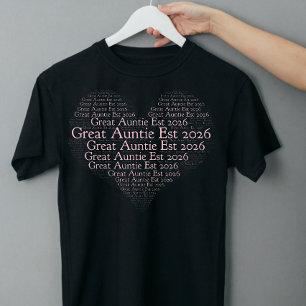 T-shirt Promue Grande Tante Été 2026, Cadeau pour Tante