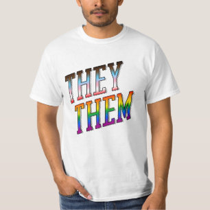 T-shirt Pronoms de progrès Ils Eux