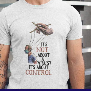 T-shirt Propagande anti-blocage de l'Tee de liberté Médica