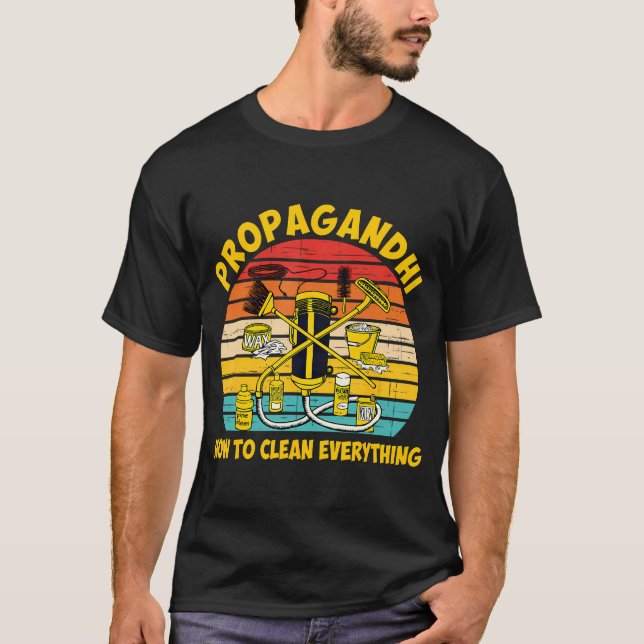 T-shirt Propagandhi Comment Tout Nettoyer (Devant)