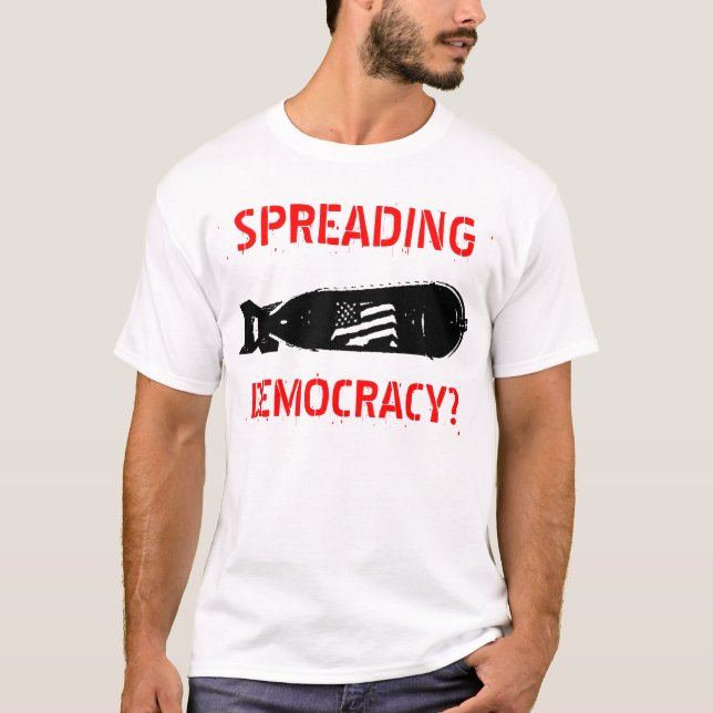 T-SHIRT PROPAGATION, DÉMOCRATIE ? (Devant)