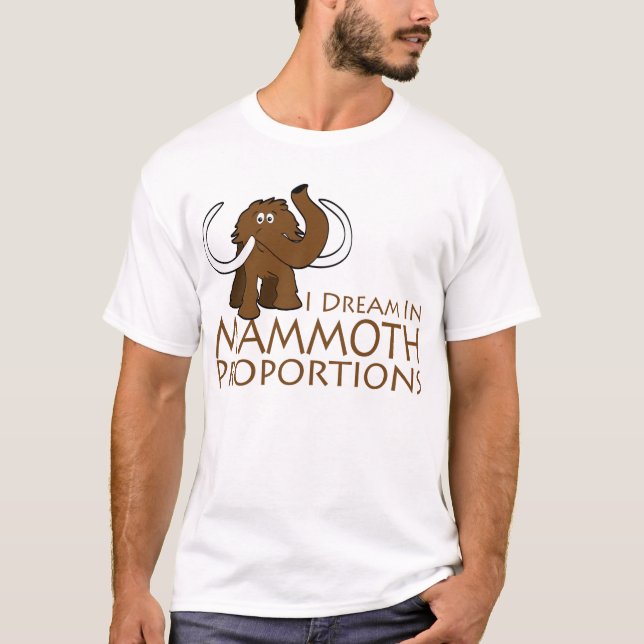 T-shirt Proportions de mammouths (Devant)