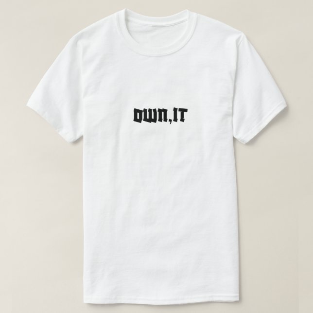 T-shirt Propre votre confiance - Tee Inspirationnelle (Design devant)