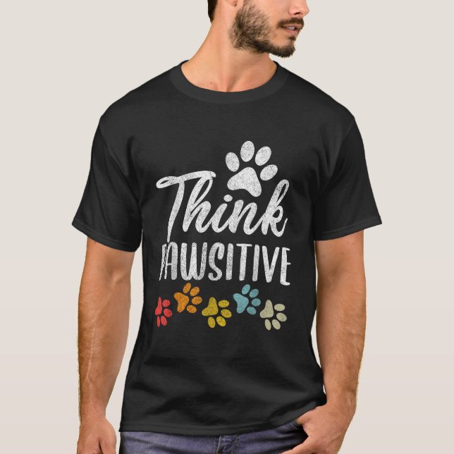 T-shirt Propriétaire d'animal Chemise Hommes Femmes Paw Pa (Devant)