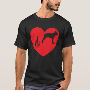T-shirt propriétaire de boston terrier chien Valentine's D