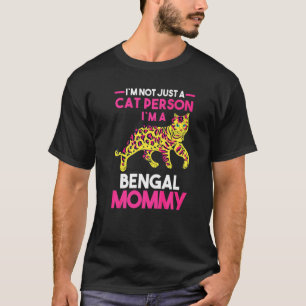 T-shirt Propriétaire de chat Bengal maman