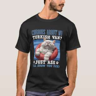 T-shirt Propriétaire de chat CURIOSITÉ À PROPOS DE MON TUR