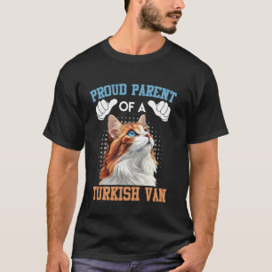 T-shirt Propriétaire de chat PARENT FIÈRE D'UN TURKISH VAN