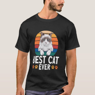 T-shirt Propriétaire de chat Ragdoll Meilleur chat Ragdoll