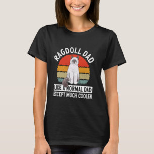 T-shirt Propriétaire de chat Ragdoll Papa Ragdoll