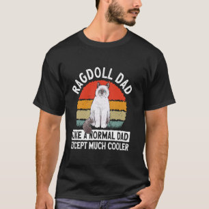 T-shirt Propriétaire de chat Ragdoll Papa Ragdoll