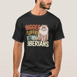 T-shirt Propriétaire de chat sibérien Meilleurs Sibériens