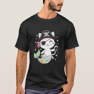T-shirt Propriétaire de chaton Pirate Sirène Amoureux des 