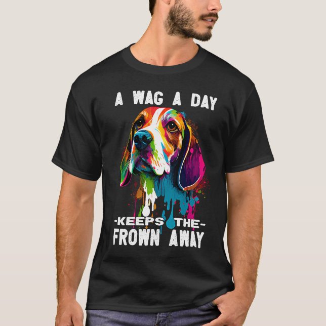 T-shirt Propriétaire de chien beagle (Devant)