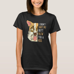 T-shirt Propriétaire de Chien Corgi Pas Panier Mon Bouton 