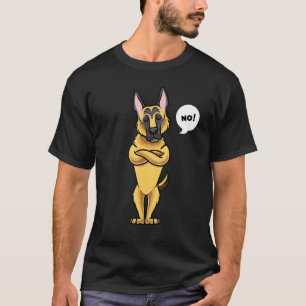 T-shirt Propriétaire de chien de berger allemand têtu