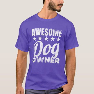 T-shirt Propriétaire de chien garçon fille fille