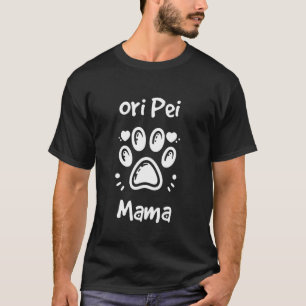 T-shirt Propriétaire de chien mélange de Pug Shar-Pei chin