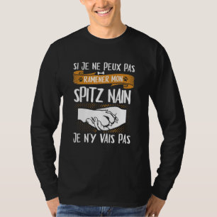T-shirt Propriétaire De Chien Spitz Pour Femmes Hommes