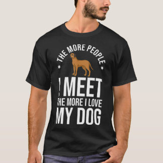 T-shirt Propriétaire de chiots de chien Rhodesian Ridgebac