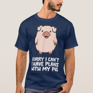 T-shirt Propriétaire de cochon Producteur de cochon Désolé