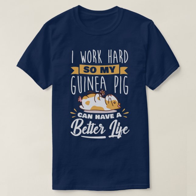 T-shirt Propriétaire de cochons de Guinée - Cochon de Guin (Design devant)