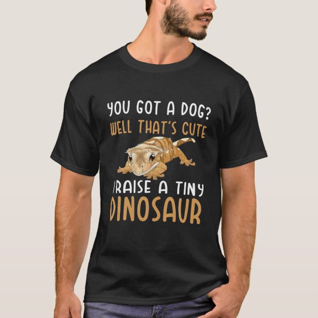 T-shirt Propriétaire De Gecko Crested Gecko Pet Crested Ge (Devant)