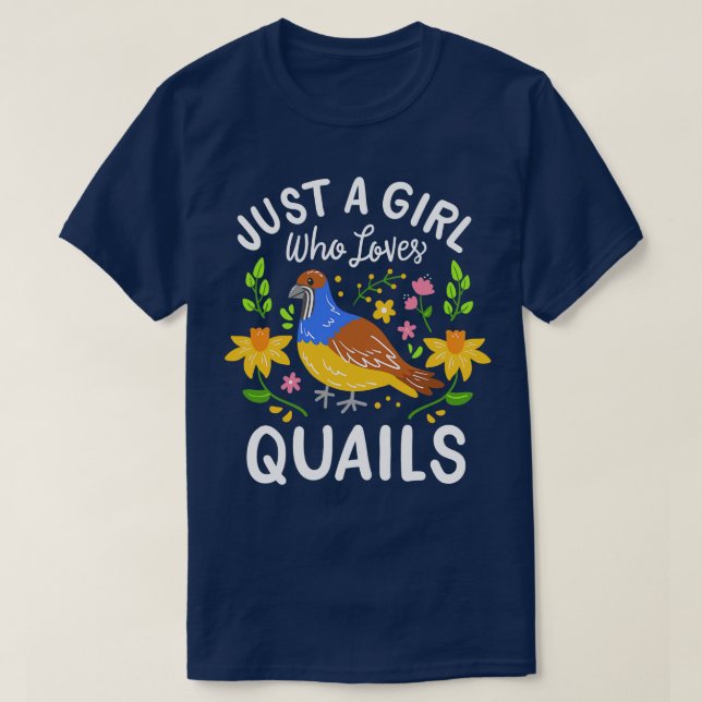 T-shirt Propriétaire de la Quail Quail Lover (Design devant)