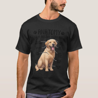 T-shirt Propriétaire de l'Amoureux des chiens Anatomie Gol