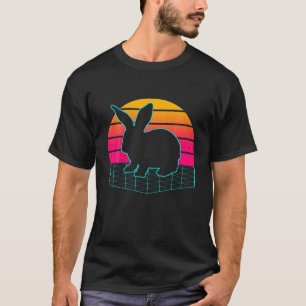 T-shirt Propriétaire de lapin Vintage Retro Bunny Lover An