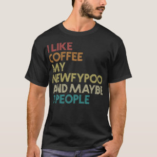 T-shirt Propriétaire de Newfypoo Chien Café Lover Drôle Ci