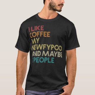T-shirt Propriétaire de Newfypoo Chien Café Lover Drôle Ci