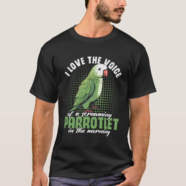 T-shirt Propriétaire de Parrotlet amusant Propriétaire d'O (Devant)