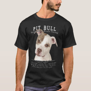 T-shirt Propriétaire de Pit Bull Pittie Entraîneur Humain 
