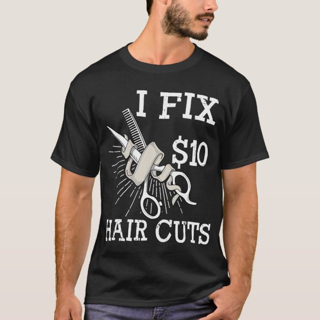 T-shirt Propriétaire de salon de cadeau de coiffeur de (Devant)