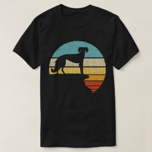 T-shirt Propriétaire de Saluki Rétro Vintage Années 60 70 